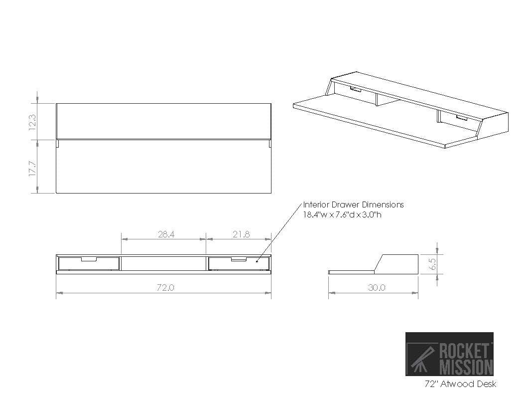 Pencil Drawer/Keyboard Tray