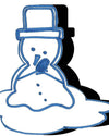 Picture of Snowman (w/ Hat) - Melting #1