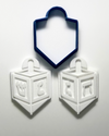 Picture of Dreidel Hanukkah Cookie/Fondant Embosser/Cutter 2pc SET 3", 4.25"