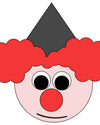 Picture of Clown Head - Facial Features