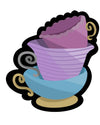 Picture of Tilting Teacups Cookie Cutter