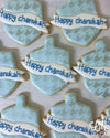 Dreidel Banner Cookies | Lil Miss Cakes