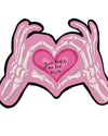 Picture of Skeleton Heart Hands Cookie Cutter