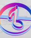 Picture of Circle Cutout - Music Note
