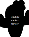 Picture of Chubby cactus with flower