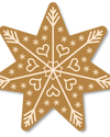 Picture of Gingerbread Star Snowflake