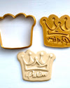 Picture of Purim Crown English Cookie Cutter + Embosser