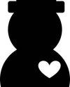 Picture of Snowman - Heart Cutout