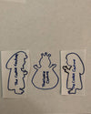 Picture of Nativity scene cookie cutters