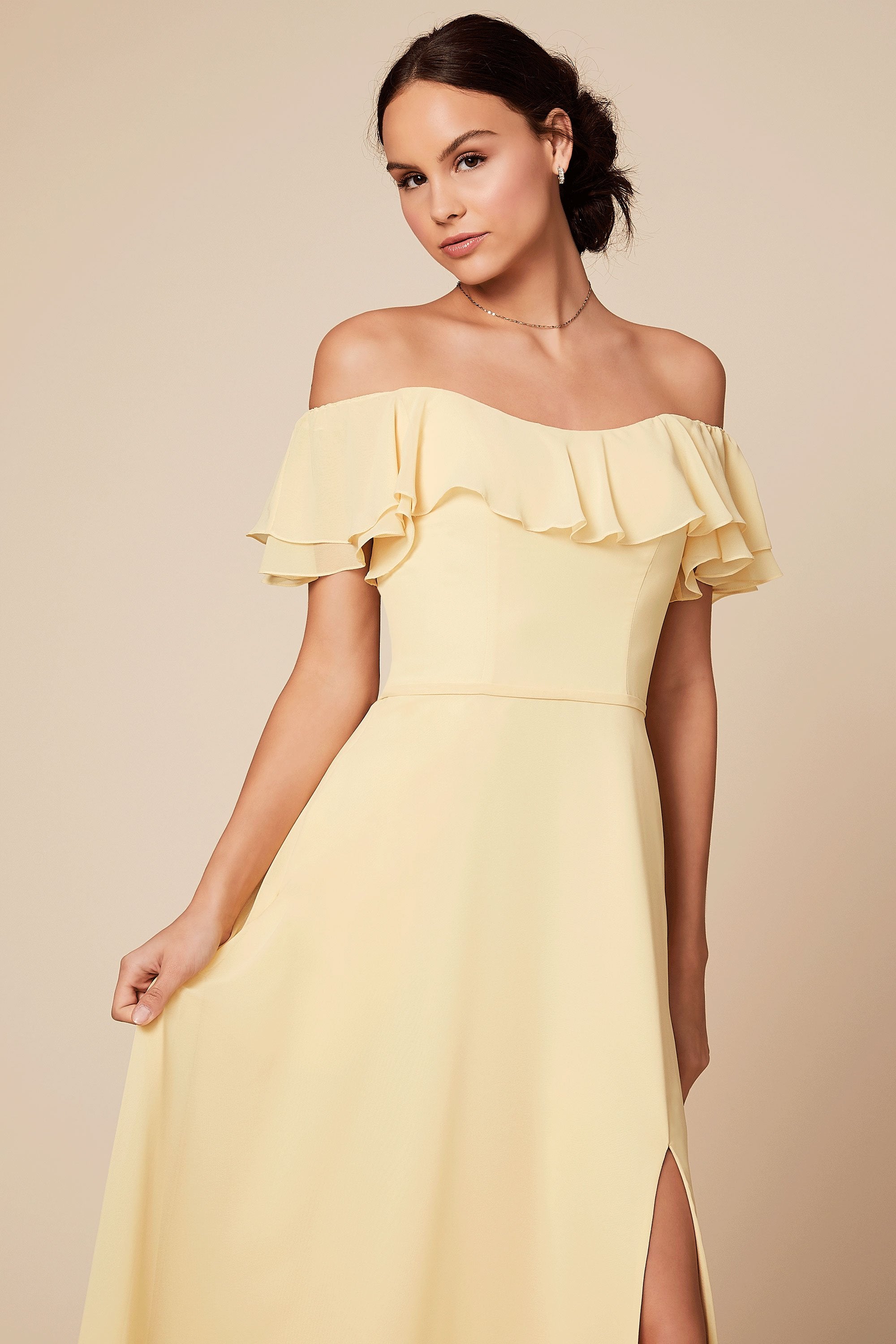 abigail one shoulder dress