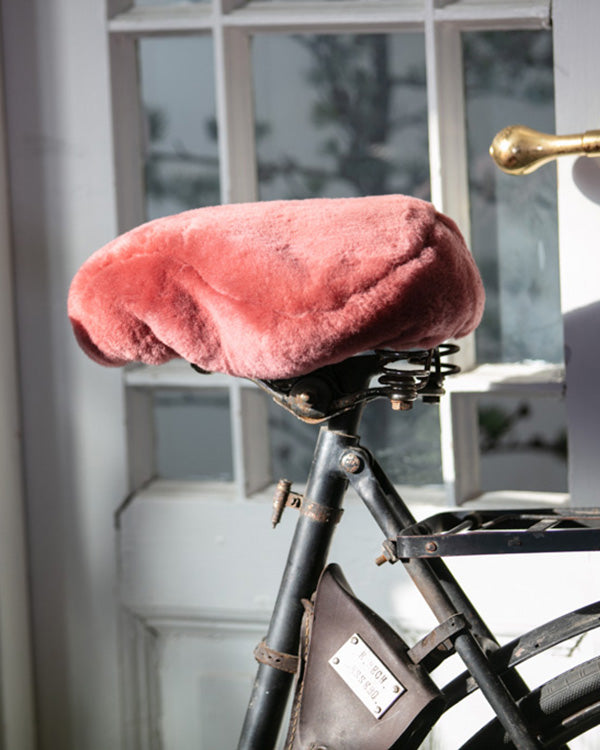 sheepskin bicycle seat cover