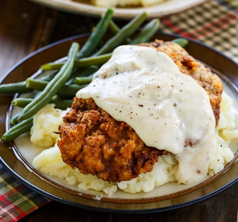 Chicken Fried Steak with Savory Milk Gravy