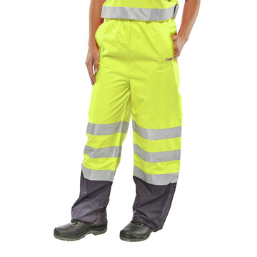 Hi-Vis Waterproof Overtrousers, 52% OFF