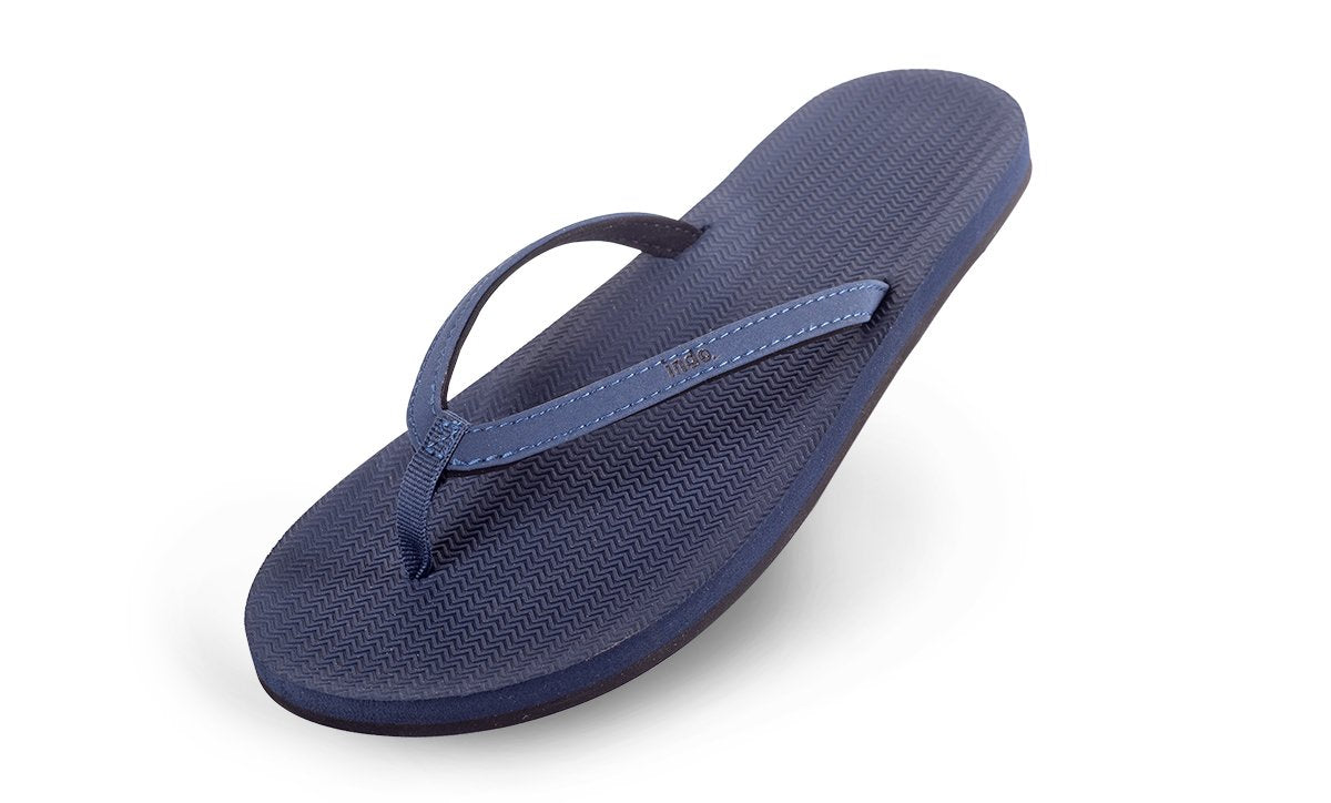 blue flip flops