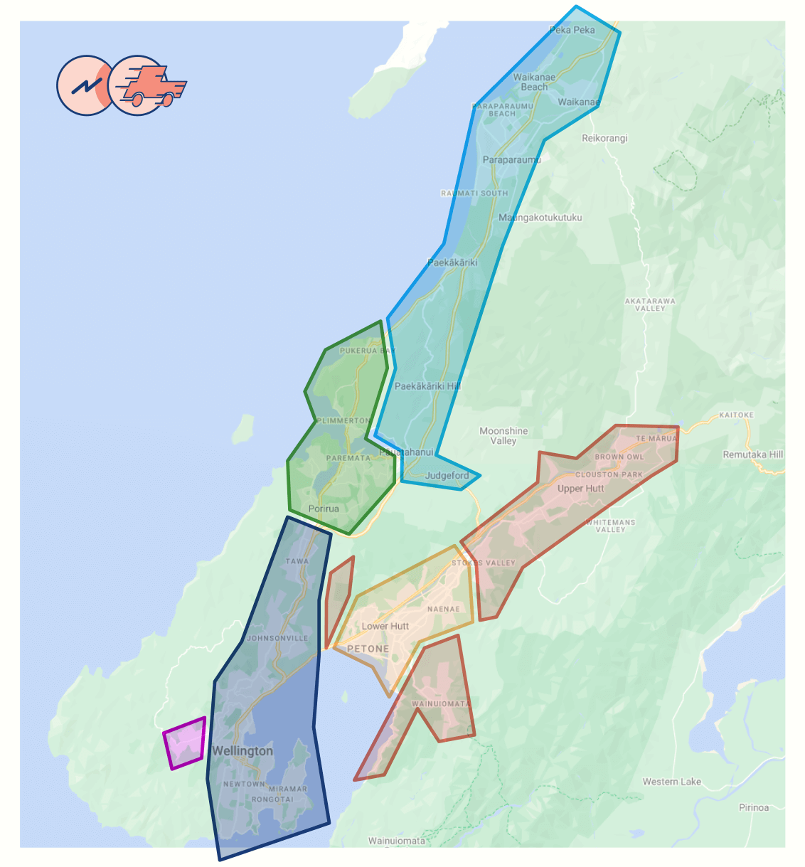 Yum Jar Delivery Map 2024