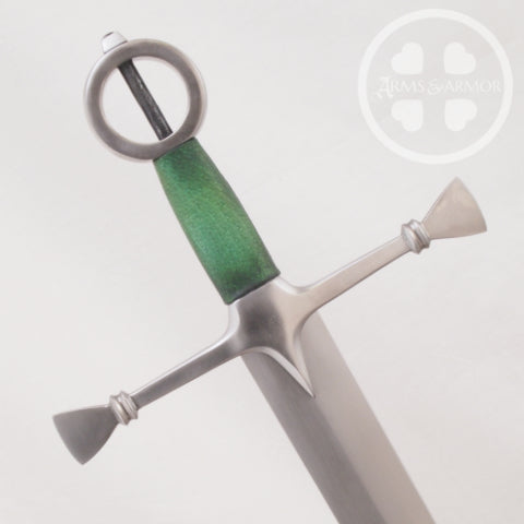 Irish Sword #085 with green leather grip