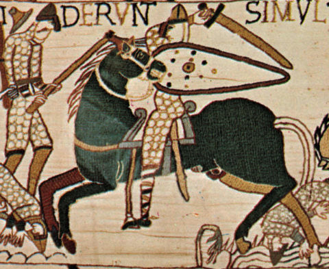 Great axe vs horse from the Bayeux Tapestry
