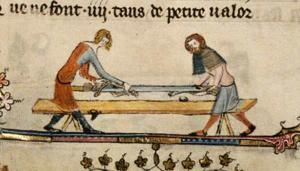Sword shaping ad polishing Romance of Alexander Bodleian Library MS. Bodl. 264