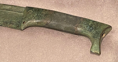 Grip of Bronze Croatian sword