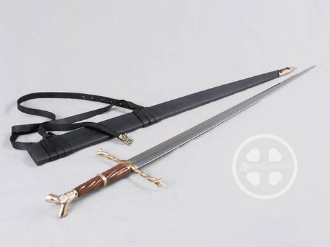 German Branch sword with custom hard scabbard and belt.