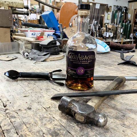 Glenallachie 12 year on the work bench