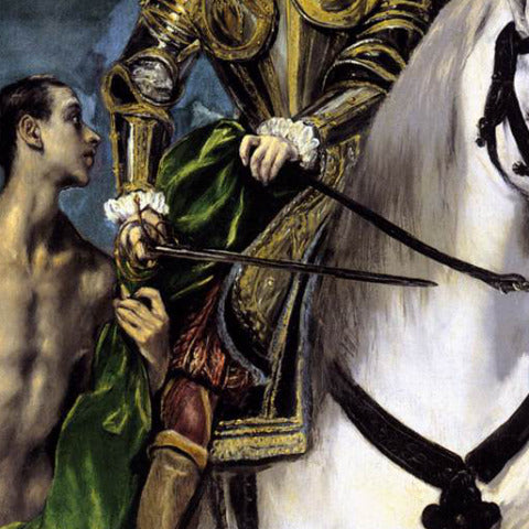 El Greco 1597 St. Martin portrait