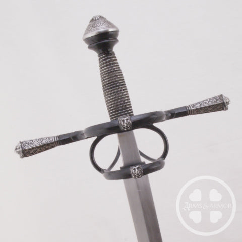 Gustav Rapier with blued finish