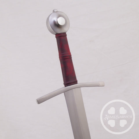 Single handed sword with mottled red grip, prize for Ie Breaker 2022