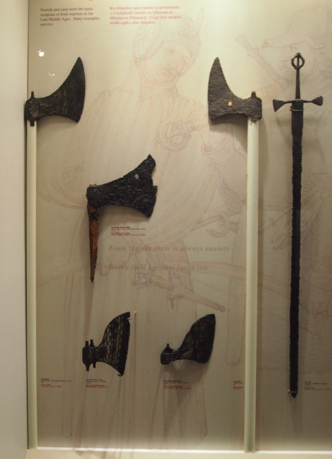 Irish Axes in the NationaL Archeology Museum of Ireland