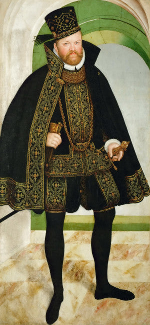 Elector of Saxony Augustus from painting in Vienna