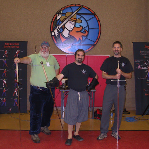 Instructors at the first Montante class at WMAW 2006, Steve Hich, Puck Curtis & Eric Myers