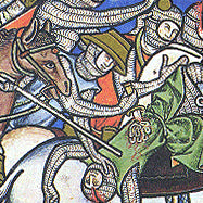 Morgan Bible depiction of Dagger going through mail armor
