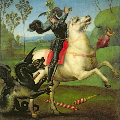 Raphael's St. George with Falchion