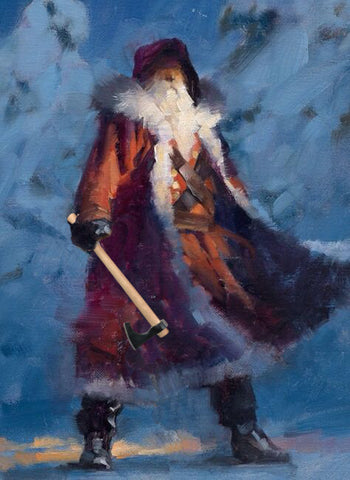 Santa and his axe