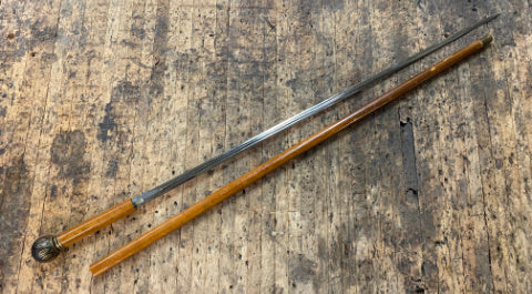 French Sword Cane open turn of 19th C