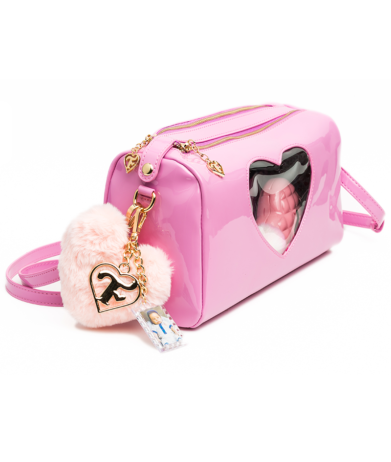 Heart Cutout Bag - Trixie Cosmetics