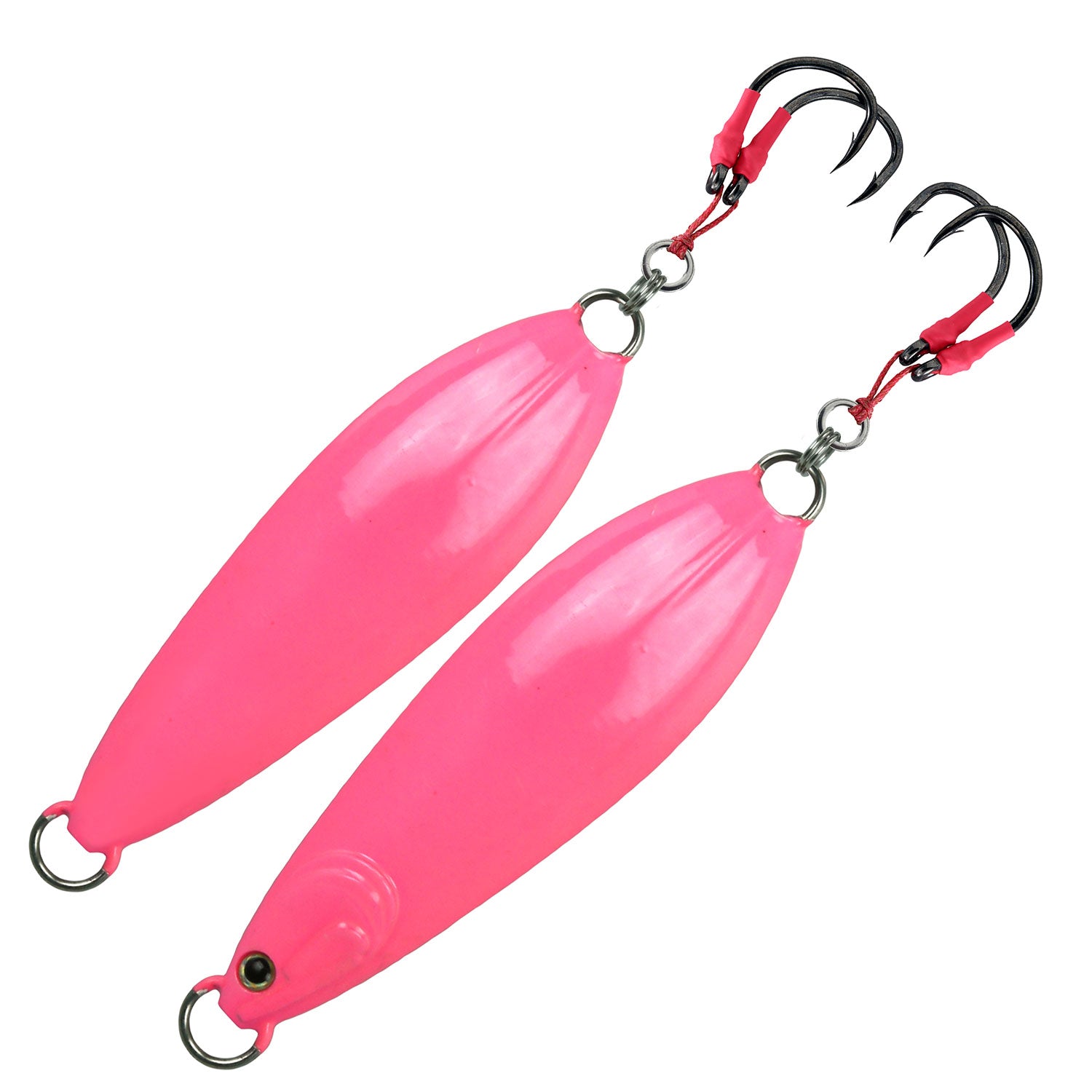 5Pcs 20G30G40G60G Slow Shake Metal Jigging Fishing Spoon Iron Plate Lo –  Bargain Bait Box