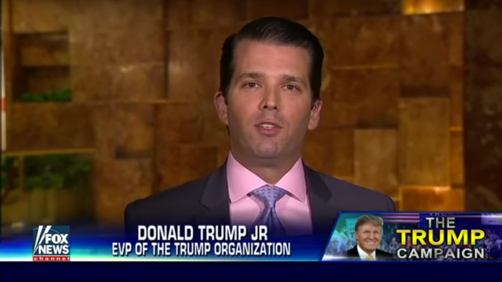 Video: Trump's Oldest Son Defends His Father and Gun Owners ...