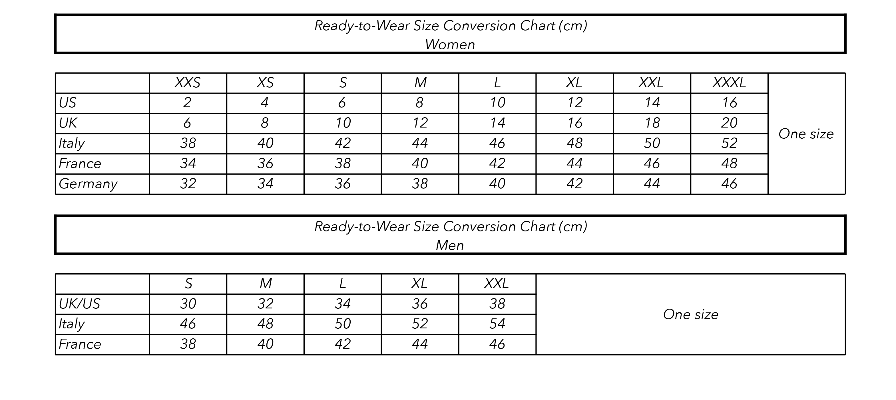 Size Guide