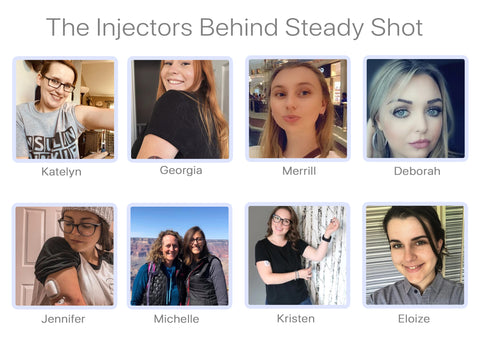Injectors who use Steady Shot for diabetes injections.