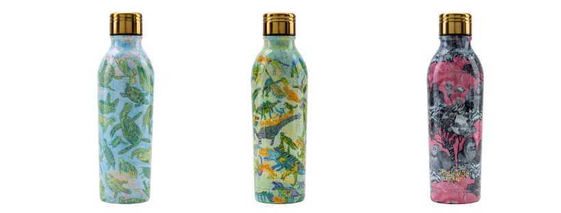 21 Best Travel Gifts for Explorers - Illustrated Triple Insulated Bottle