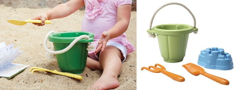 21 Best Travel Gifts for Explorers - recycled plastic beach bucket and spade