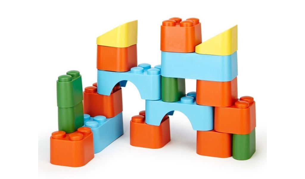 Green Toys blocks set - ethical christmas gifts that give back