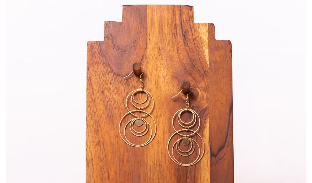 Secret Santa Ideas  Ethical & Eco Gifts - duara earrings