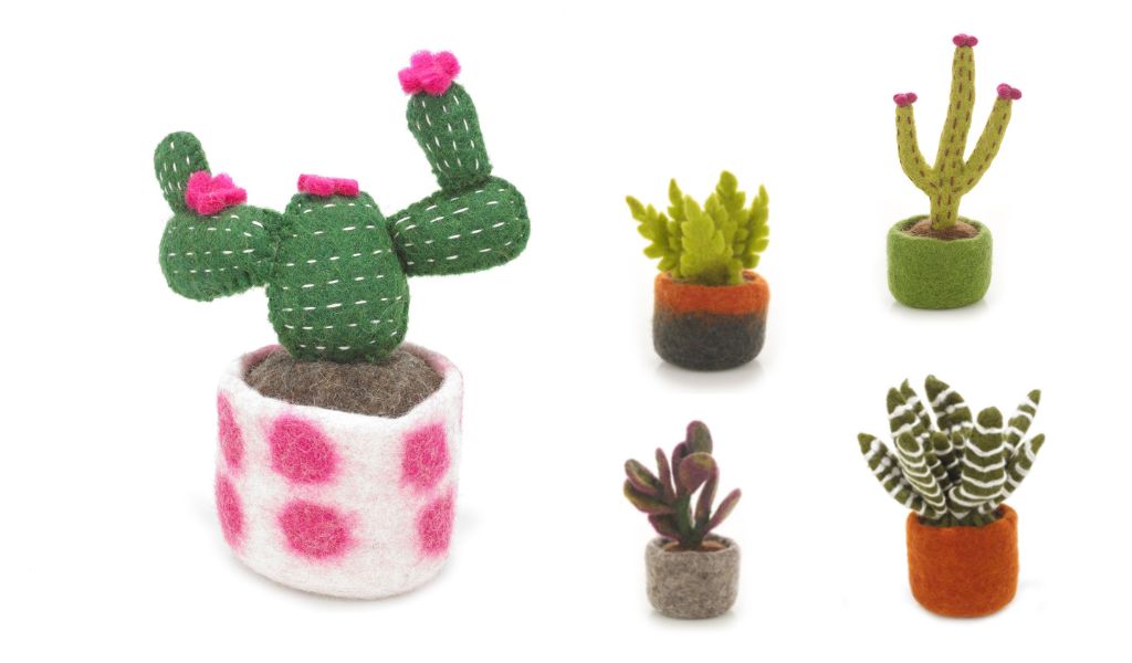 The Best Ethical Mother's Day Ideas for 2023 - felt cactus