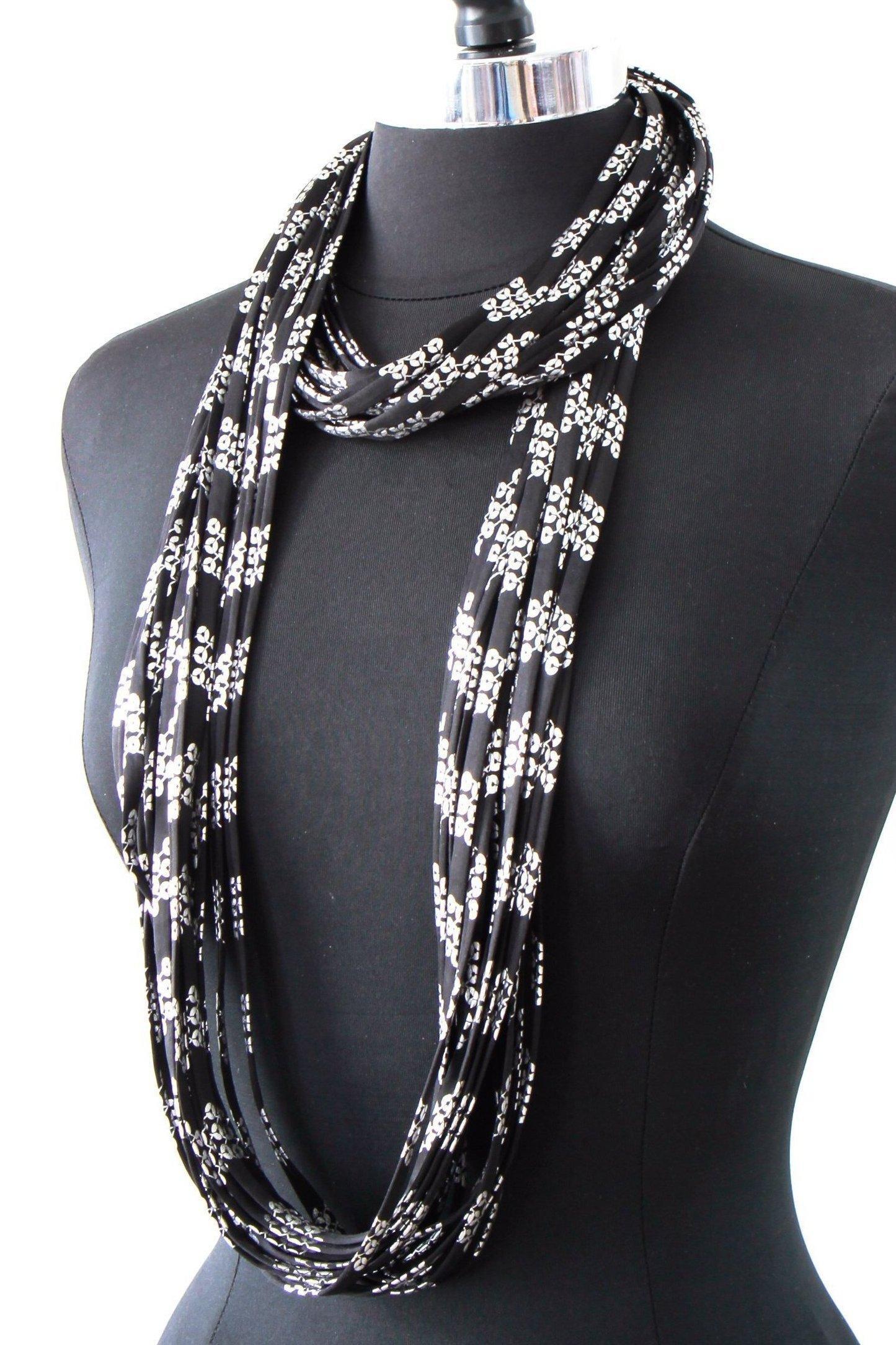 silver scarf