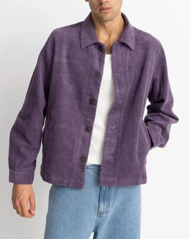 Cord Langley Jacket in Plum