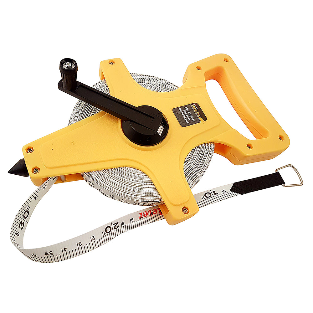 OnlineTools  Trades Pro 30M Metric Open Frame Fibreglass Tape Measure