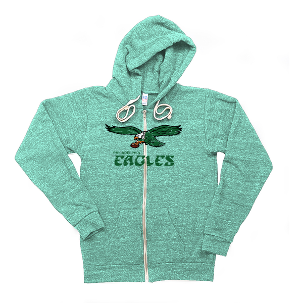 eagles zip up jacket