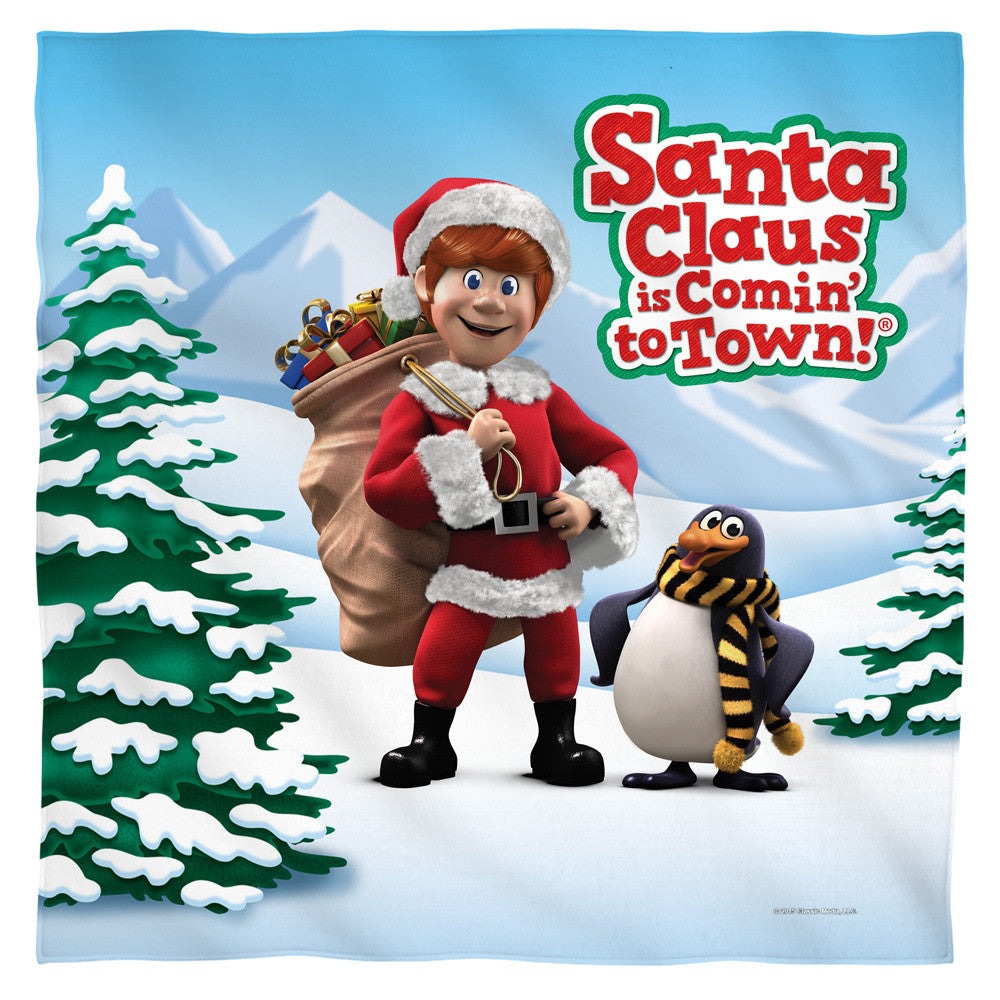 Santa Claus Is Comin To Townkris And Topper Bandana